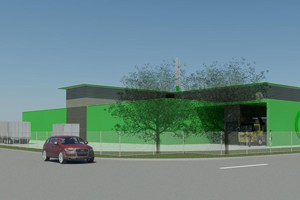 An artists impression of part of the waste recovery park to be developed by AmeyCespa in Old Wolverton